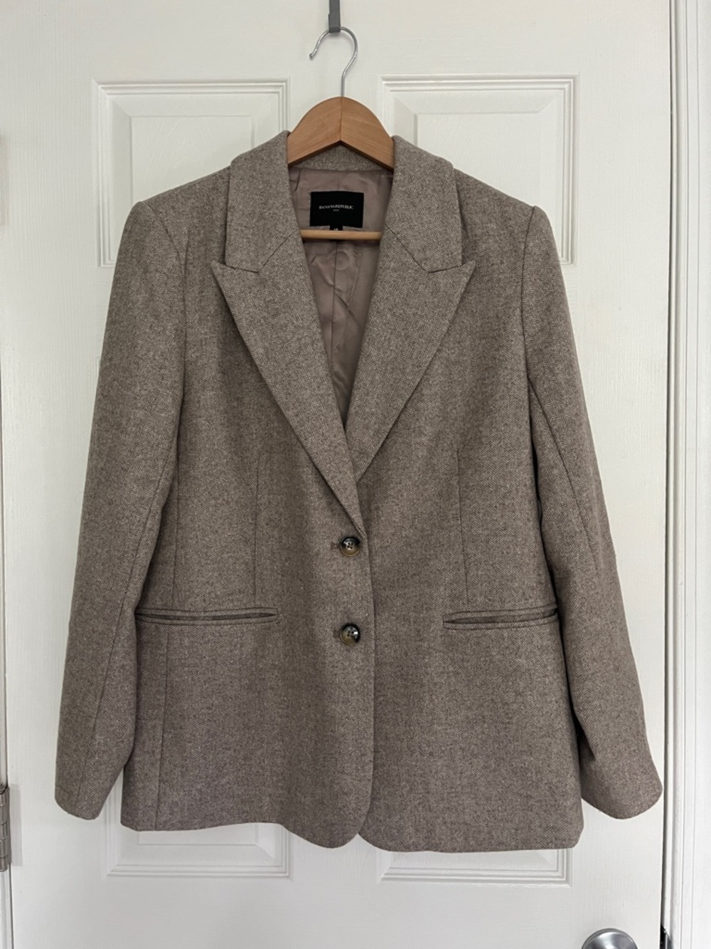 Banana Republic Taupe Blazer Jacket
